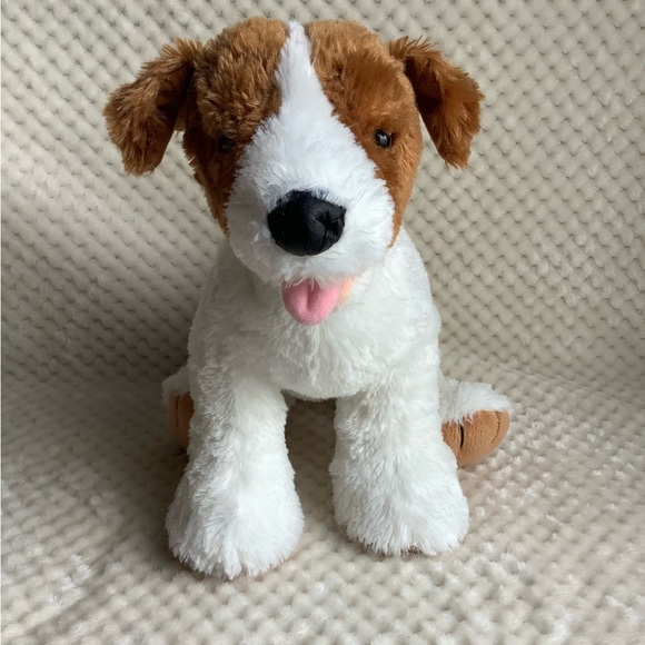 Build-A-Bear Jack Russell Terrier Cuddly Plush Puppy Dog Stuffed Animal - Picture 1 of 8